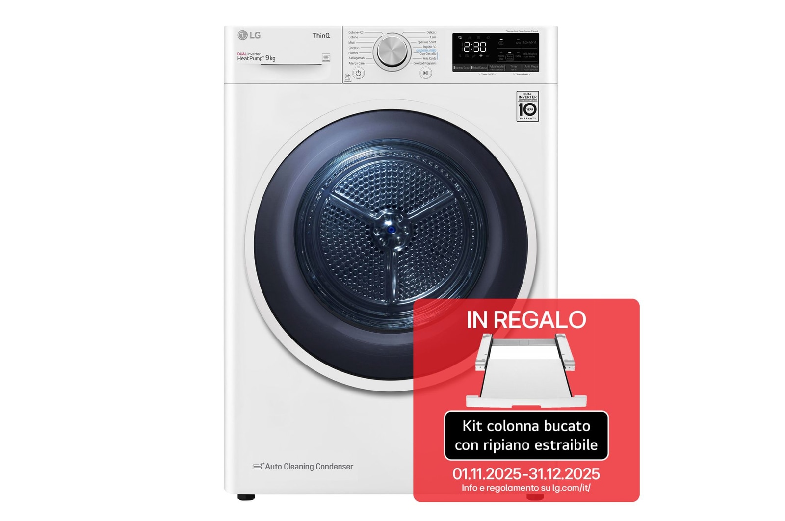 Foto frontale asciugatrice RH90V9AVHN